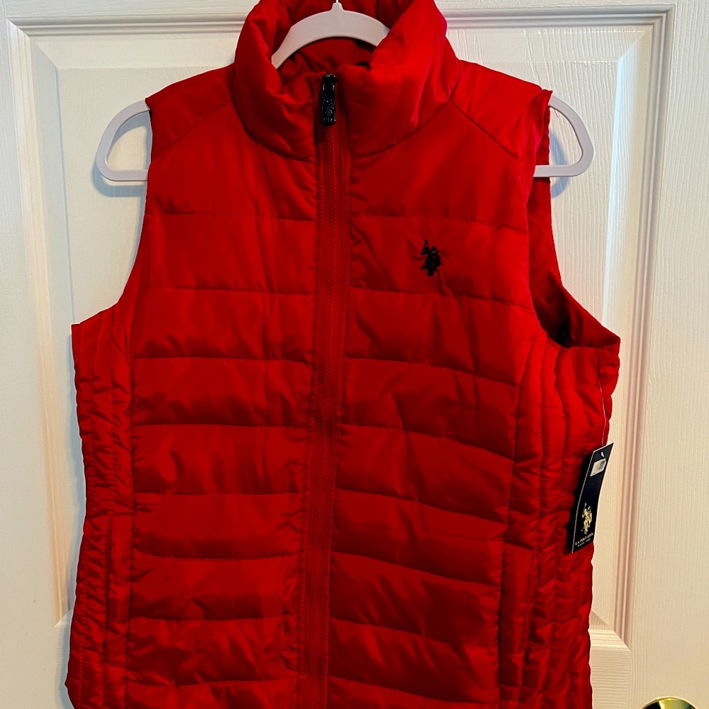 Polo Association Red Puffy Vest - NWT